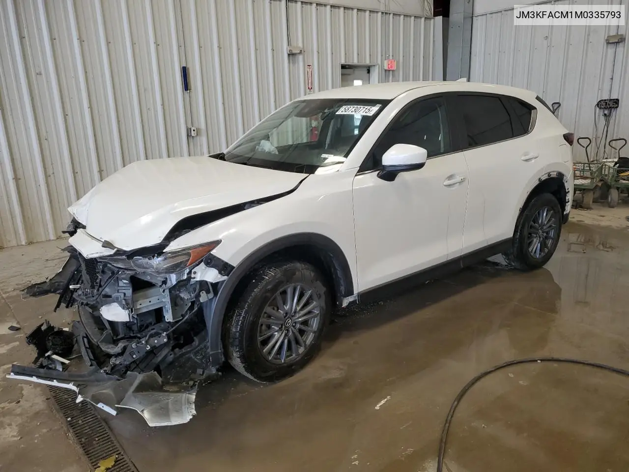 2021 Mazda Cx-5 Touring VIN: JM3KFACM1M0335793 Lot: 58730715