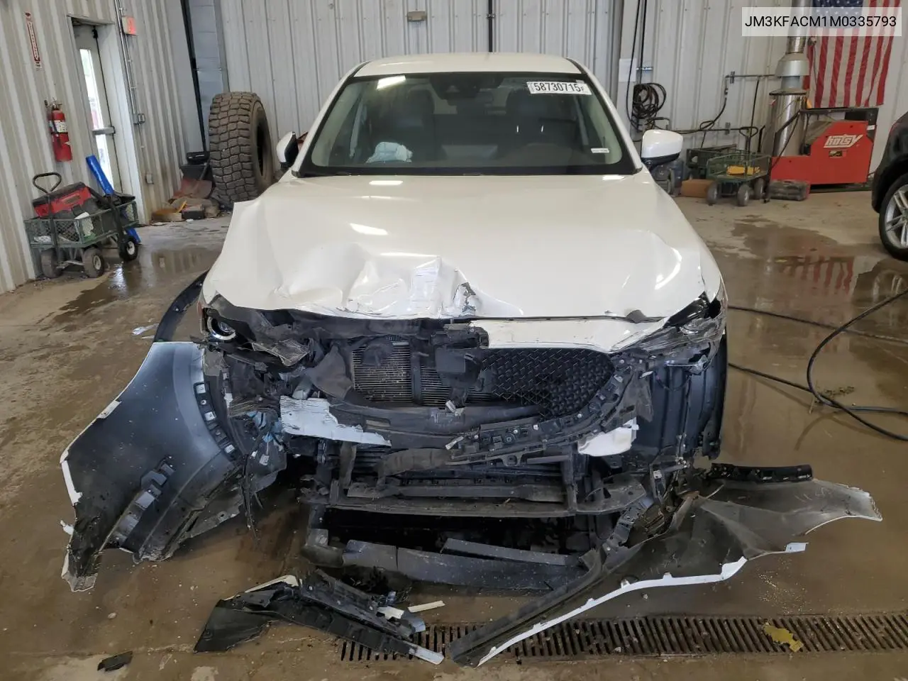 2021 Mazda Cx-5 Touring VIN: JM3KFACM1M0335793 Lot: 58730715