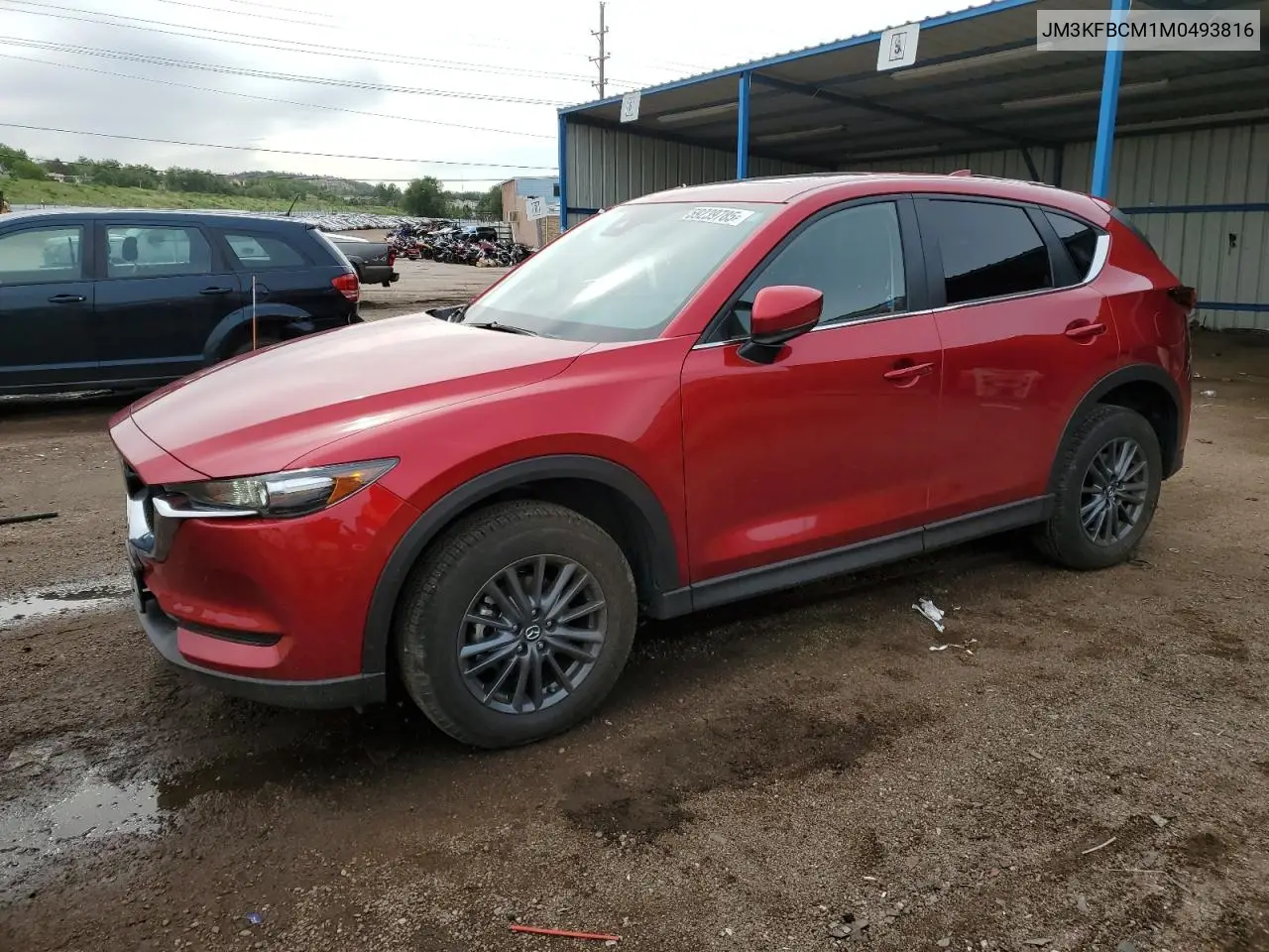 2021 Mazda Cx-5 Touring VIN: JM3KFBCM1M0493816 Lot: 59239785