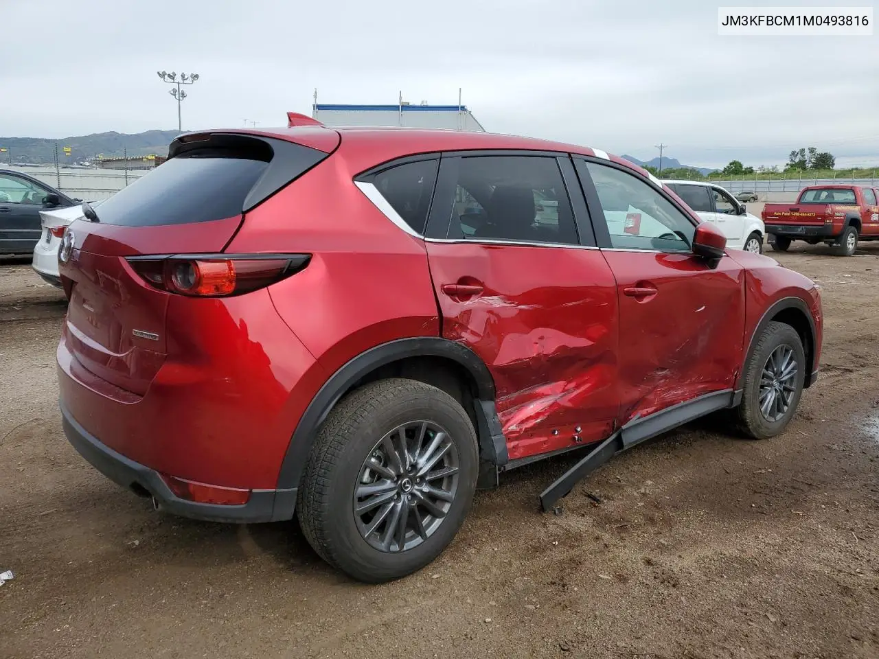 2021 Mazda Cx-5 Touring VIN: JM3KFBCM1M0493816 Lot: 59239785