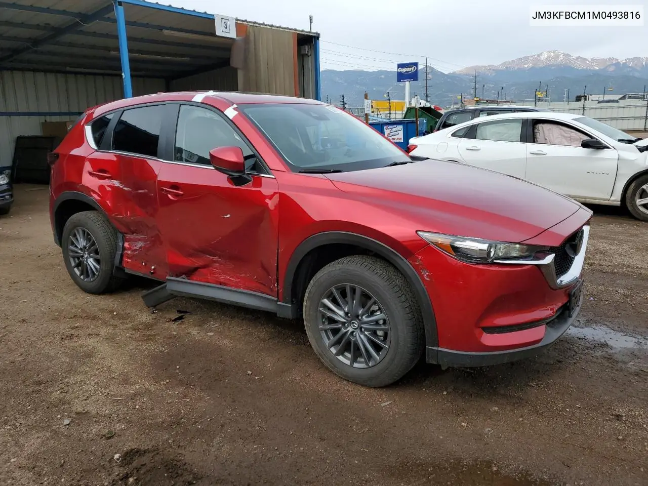 2021 Mazda Cx-5 Touring VIN: JM3KFBCM1M0493816 Lot: 59239785