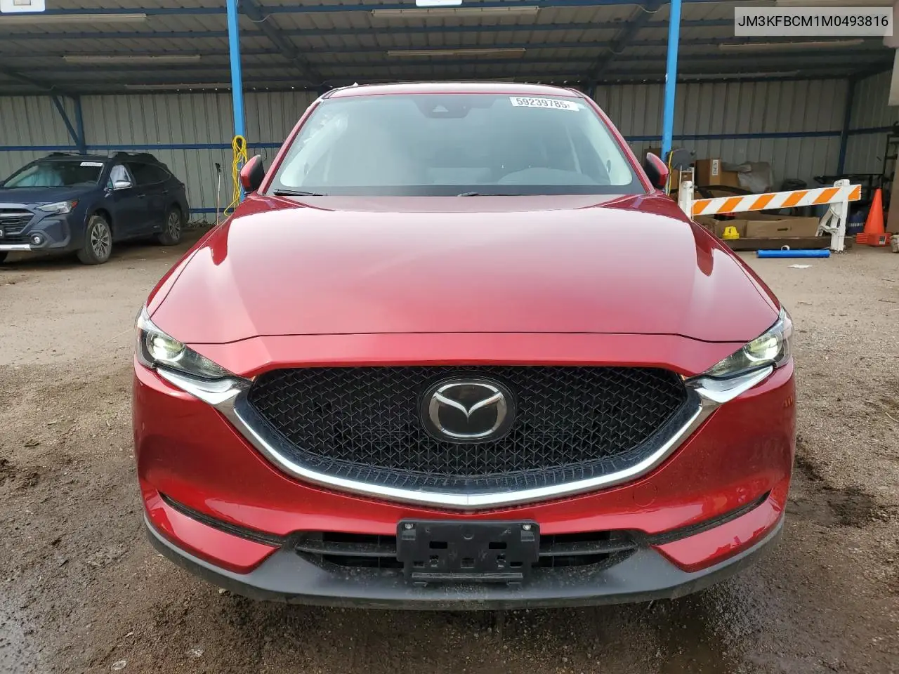 2021 Mazda Cx-5 Touring VIN: JM3KFBCM1M0493816 Lot: 59239785