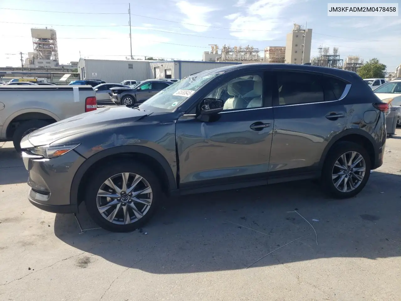 2021 Mazda Cx-5 Grand Touring VIN: JM3KFADM2M0478458 Lot: 60530845