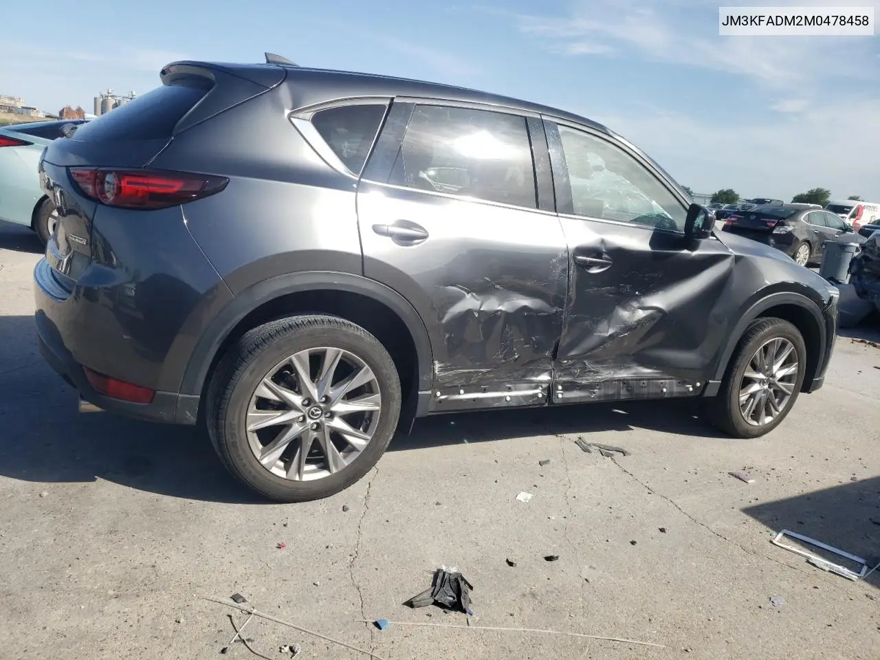 2021 Mazda Cx-5 Grand Touring VIN: JM3KFADM2M0478458 Lot: 60530845