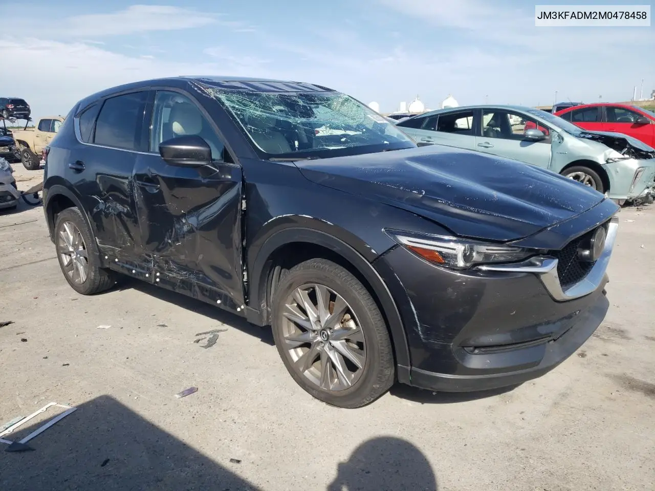 2021 Mazda Cx-5 Grand Touring VIN: JM3KFADM2M0478458 Lot: 60530845