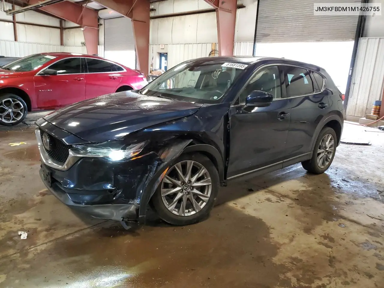 2021 Mazda Cx-5 Grand Touring VIN: JM3KFBDM1M1426755 Lot: 61681595