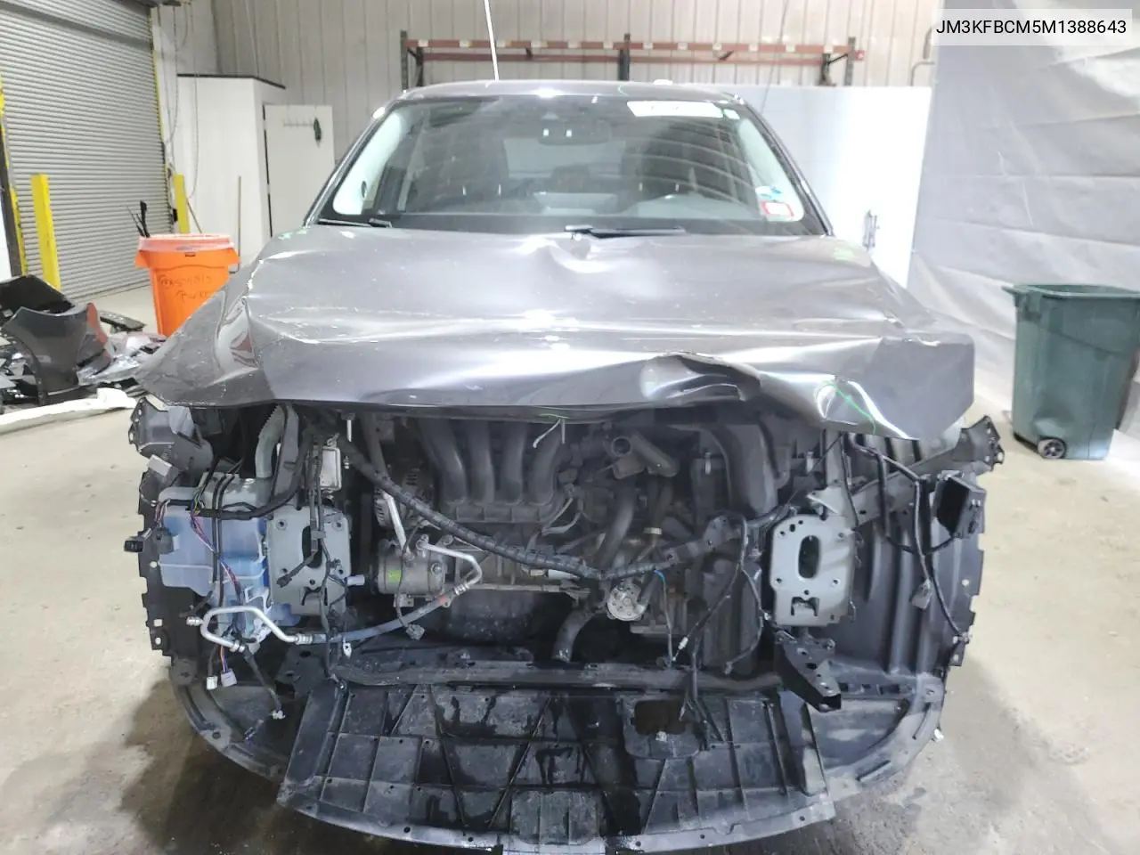 2021 Mazda Cx-5 Touring VIN: JM3KFBCM5M1388643 Lot: 62062485