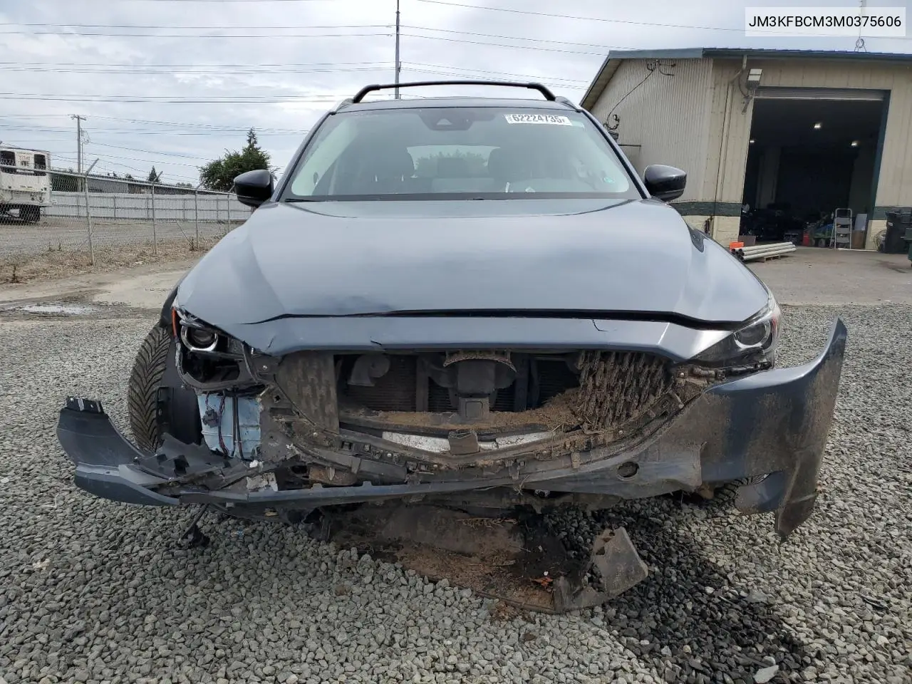 2021 Mazda Cx-5 Touring VIN: JM3KFBCM3M0375606 Lot: 62224735