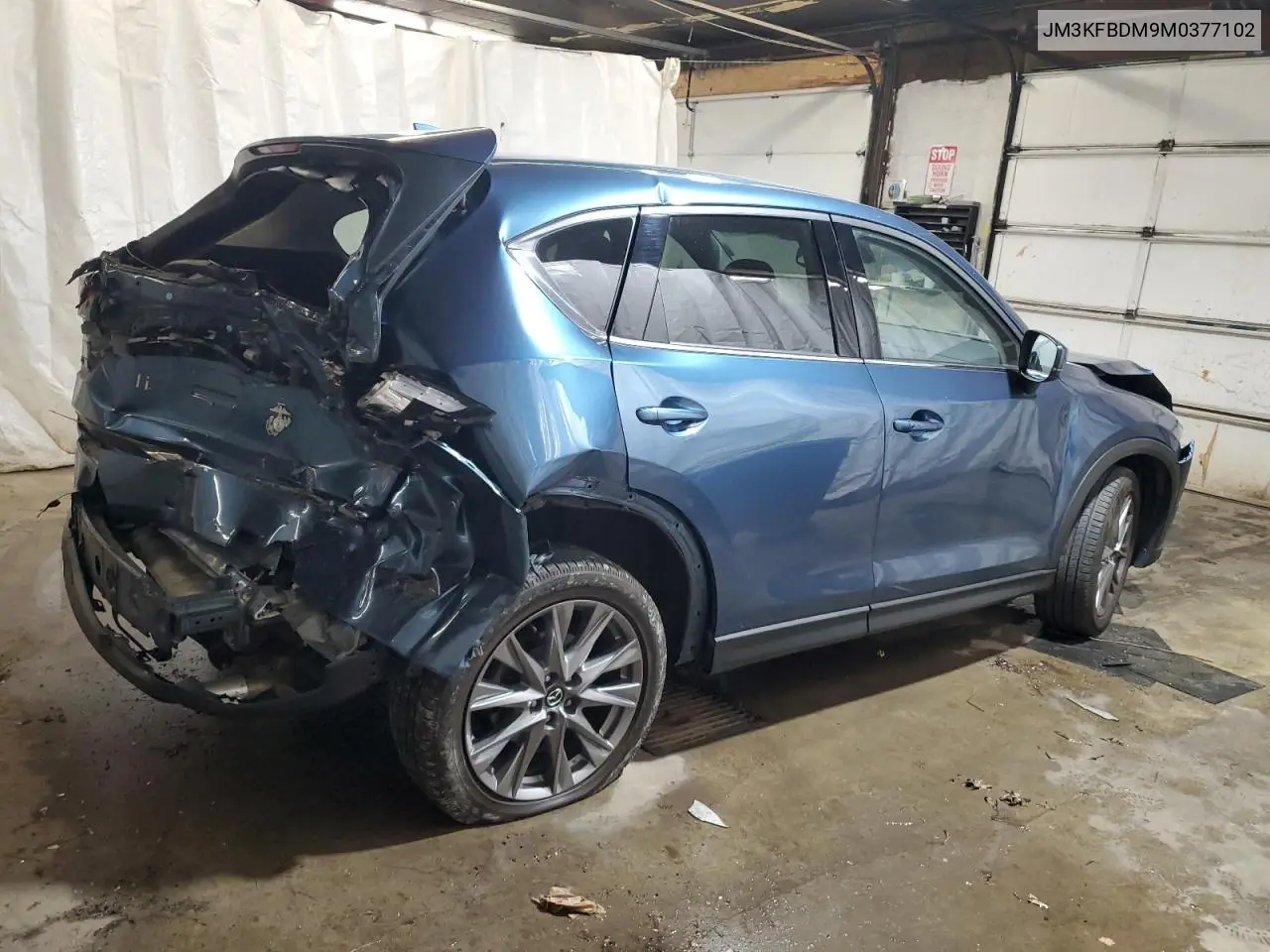 2021 Mazda Cx-5 Grand Touring VIN: JM3KFBDM9M0377102 Lot: 62341935