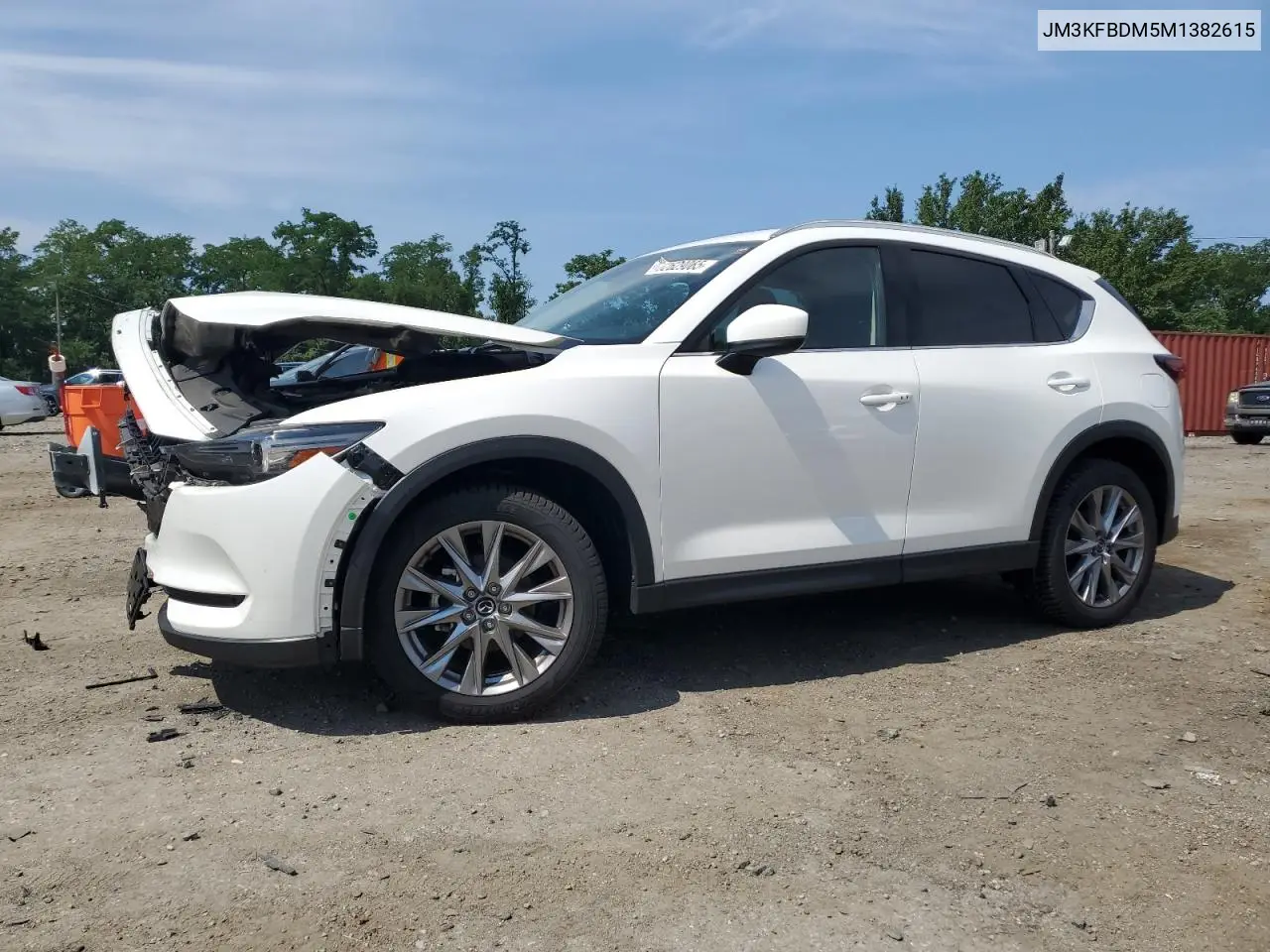 2021 Mazda Cx-5 Grand Touring VIN: JM3KFBDM5M1382615 Lot: 62629065