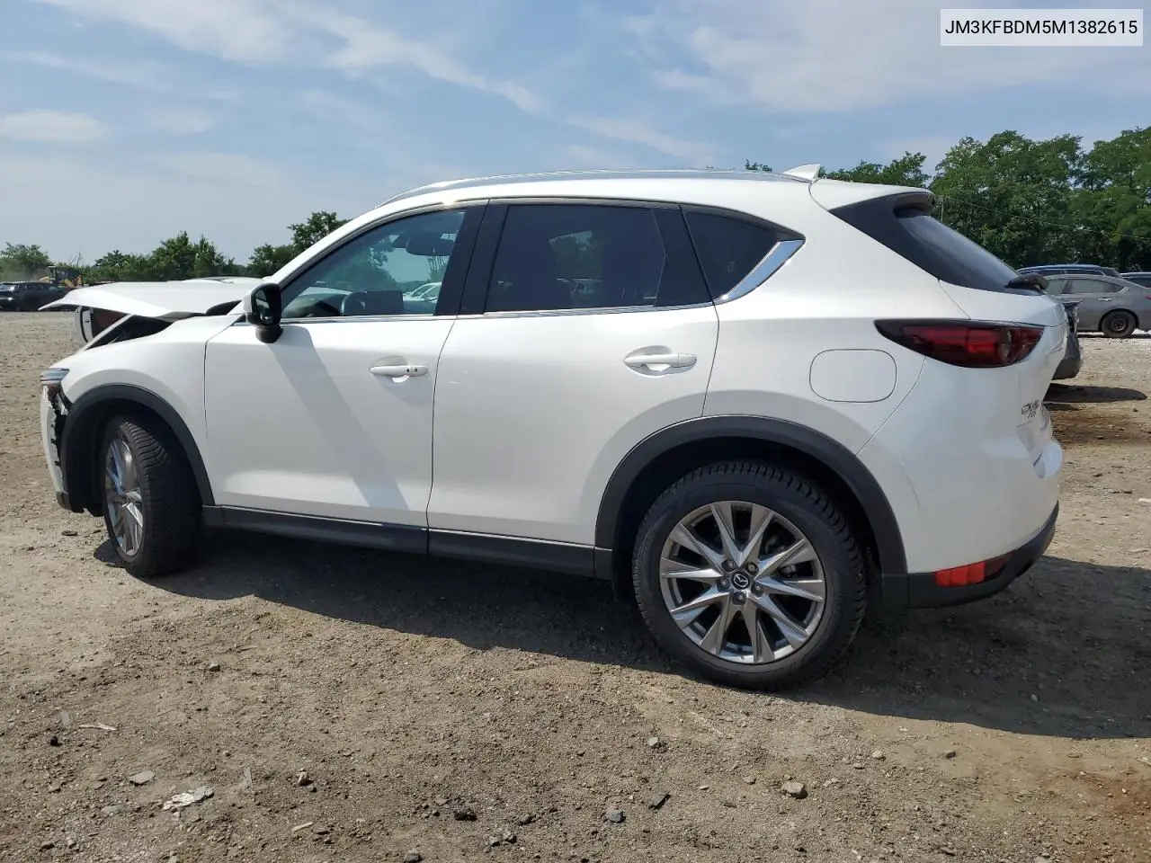 2021 Mazda Cx-5 Grand Touring VIN: JM3KFBDM5M1382615 Lot: 62629065