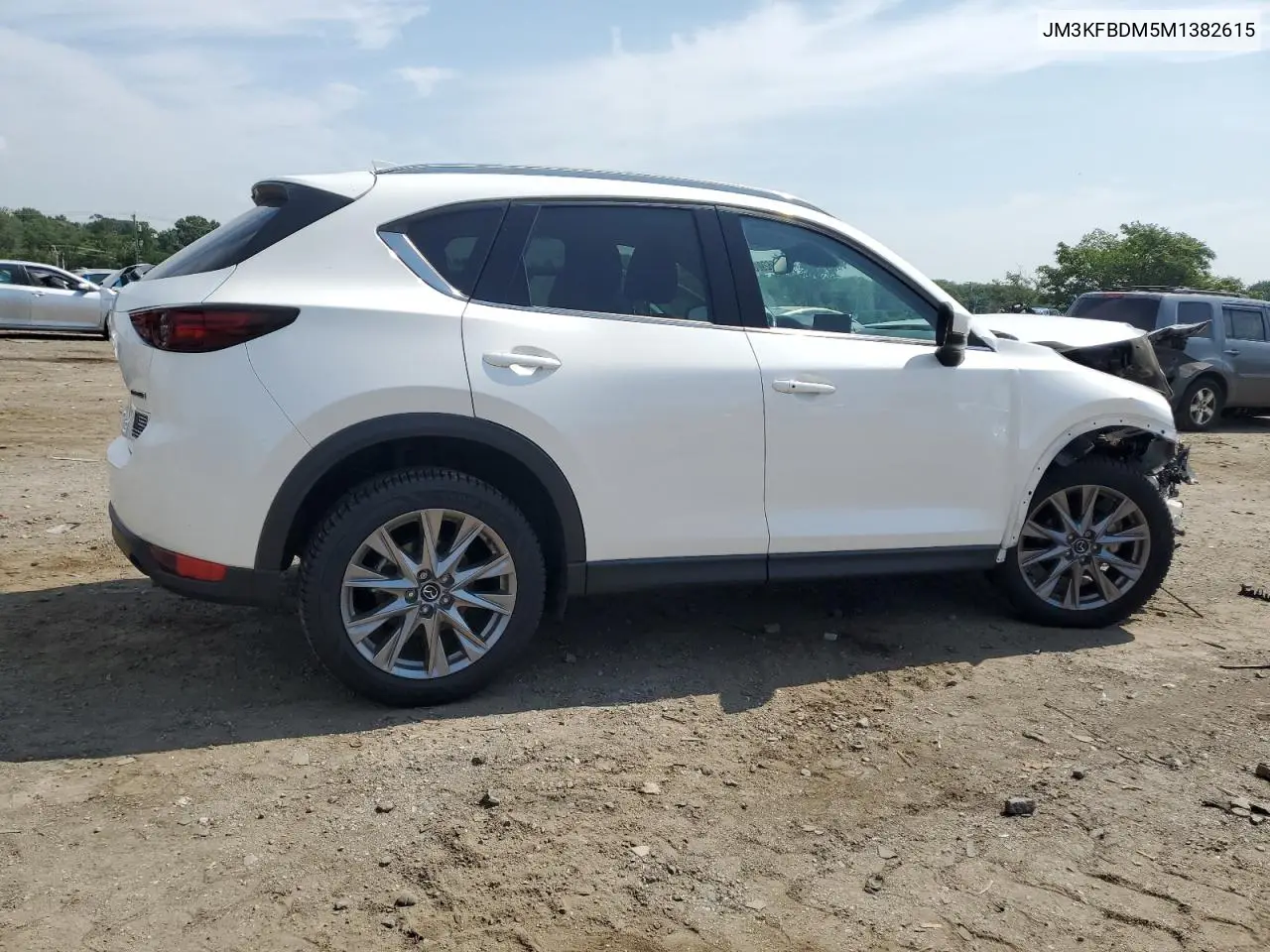 2021 Mazda Cx-5 Grand Touring VIN: JM3KFBDM5M1382615 Lot: 62629065
