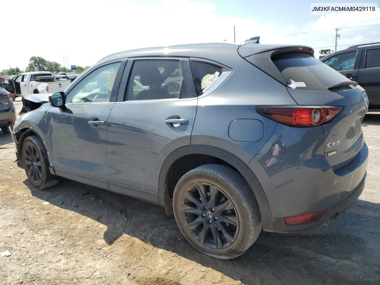 2021 Mazda Cx-5 Touring VIN: JM3KFACM6M0429118 Lot: 62665005