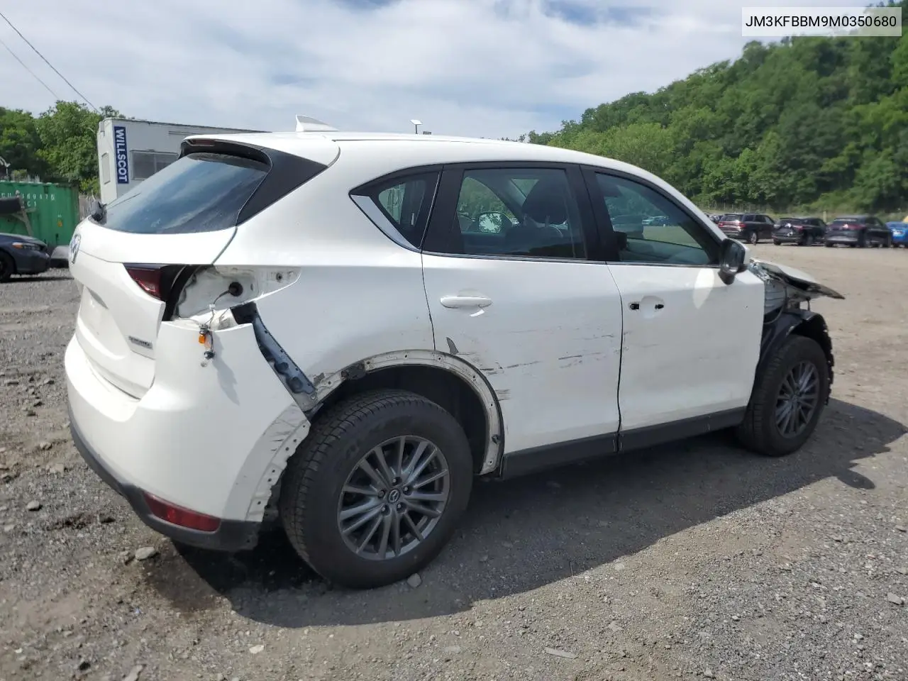 2021 Mazda Cx-5 Sport VIN: JM3KFBBM9M0350680 Lot: 62806695