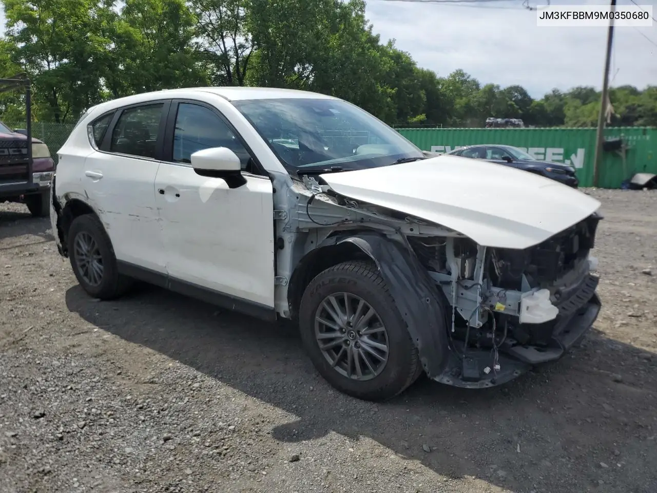 2021 Mazda Cx-5 Sport VIN: JM3KFBBM9M0350680 Lot: 62806695