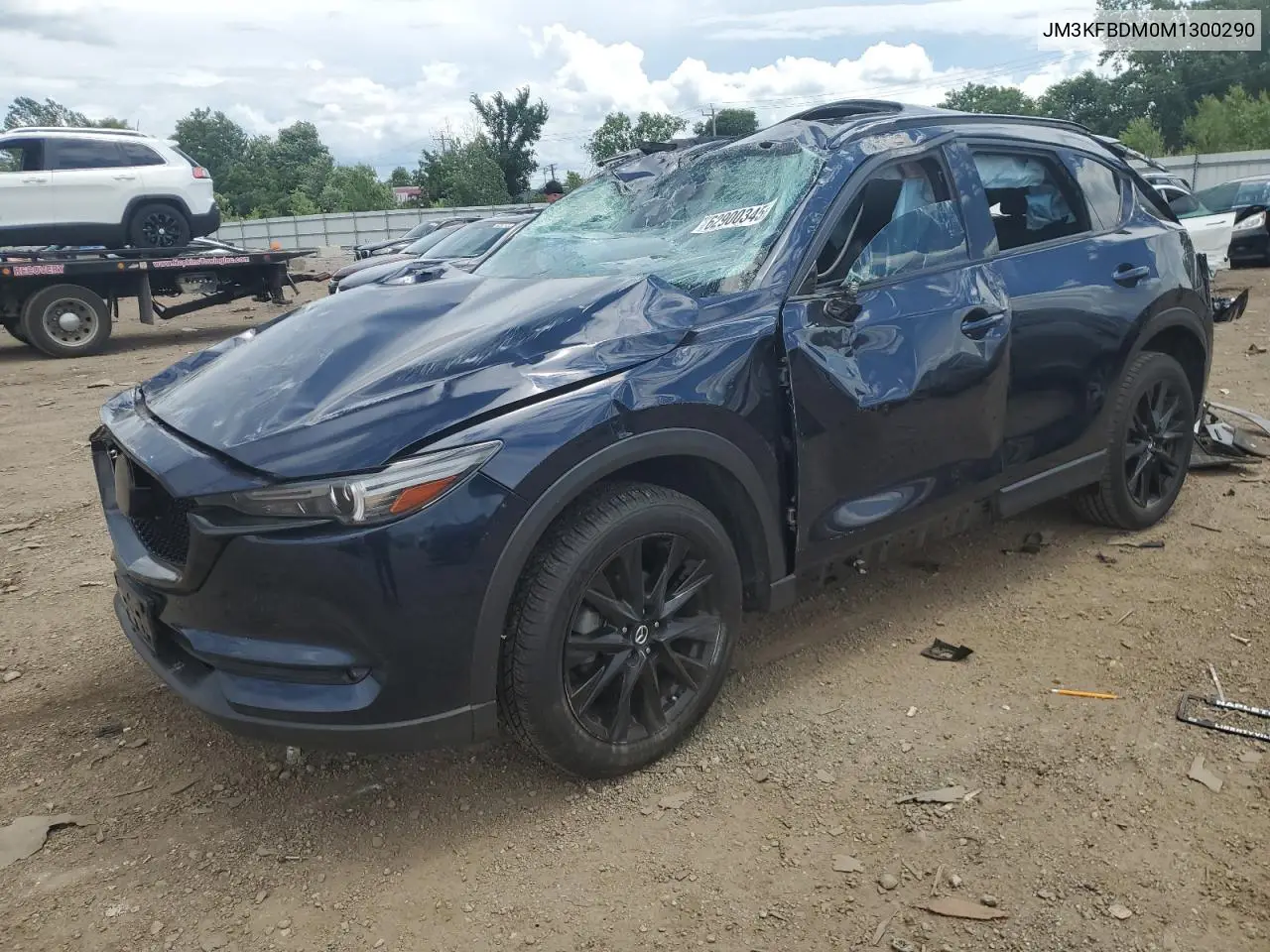 2021 Mazda Cx-5 Grand Touring VIN: JM3KFBDM0M1300290 Lot: 62900345