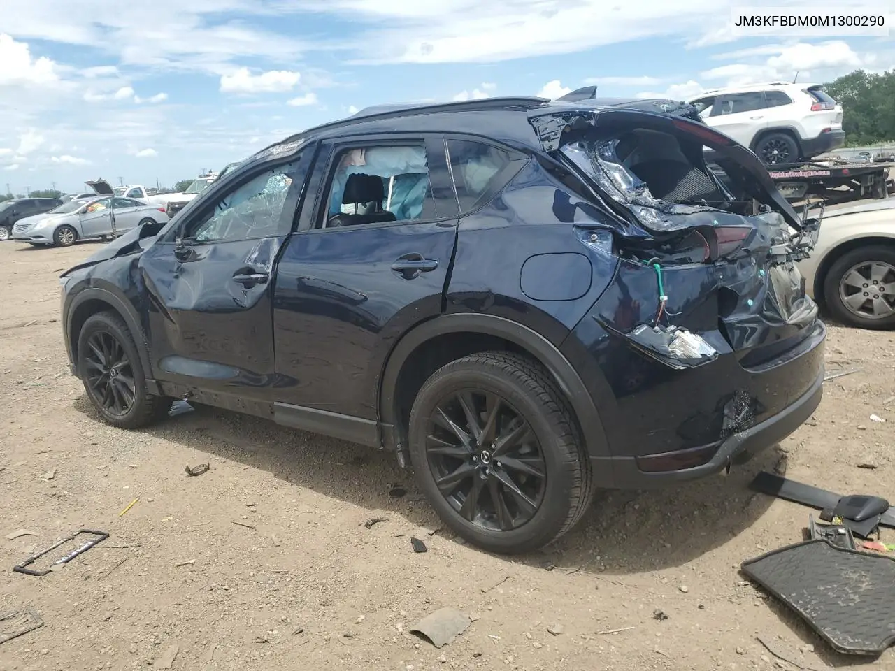 2021 Mazda Cx-5 Grand Touring VIN: JM3KFBDM0M1300290 Lot: 62900345