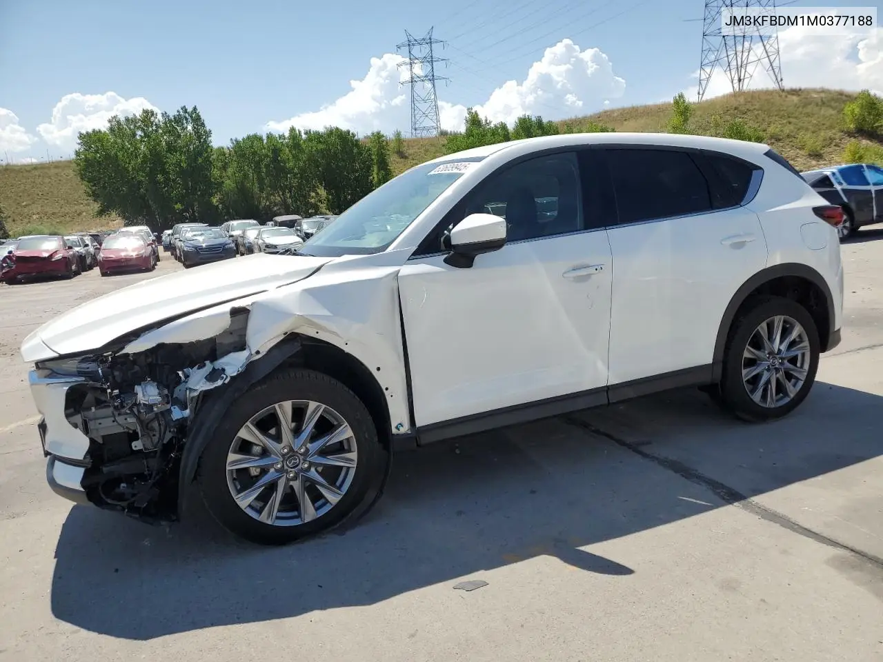 2021 Mazda Cx-5 Grand Touring VIN: JM3KFBDM1M0377188 Lot: 63609945