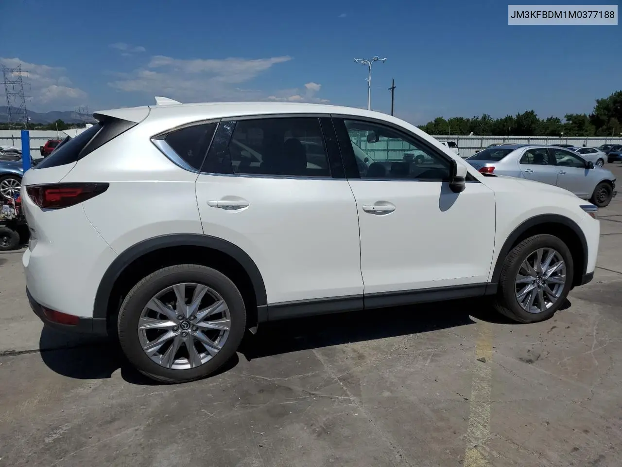 2021 Mazda Cx-5 Grand Touring VIN: JM3KFBDM1M0377188 Lot: 63609945