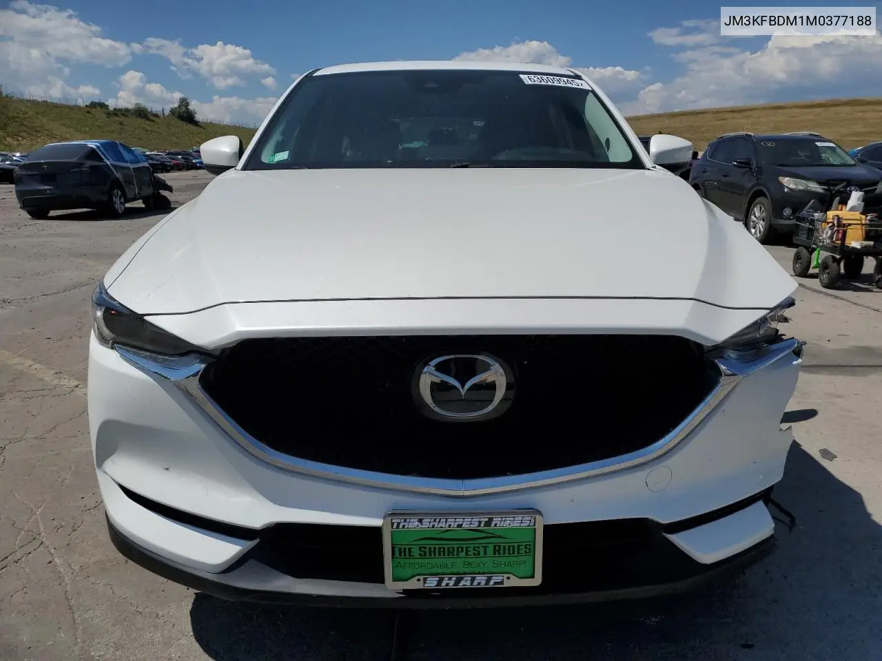 2021 Mazda Cx-5 Grand Touring VIN: JM3KFBDM1M0377188 Lot: 63609945