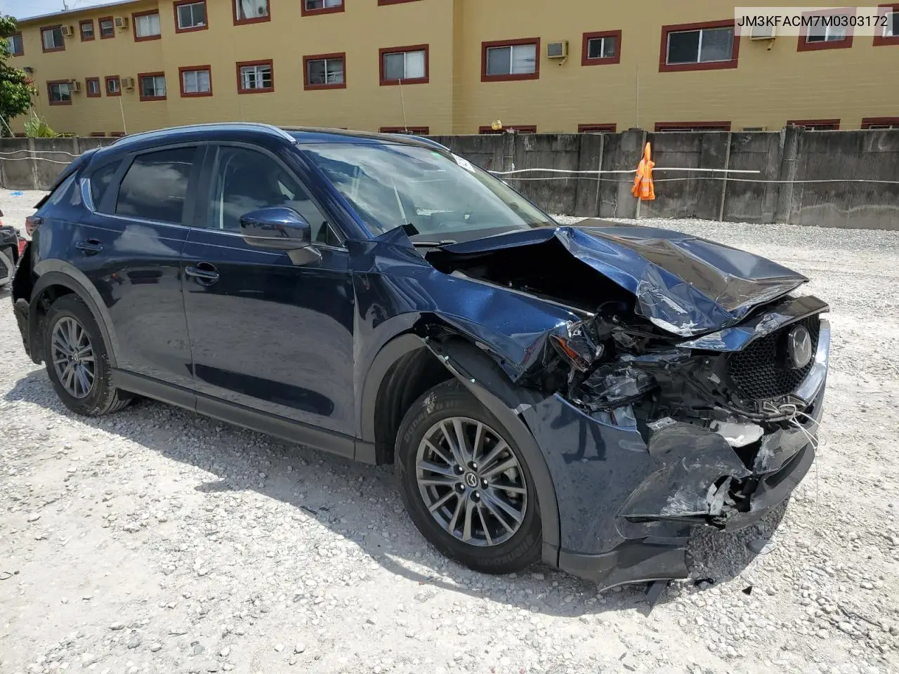2021 Mazda Cx-5 Touring VIN: JM3KFACM7M0303172 Lot: 64425965