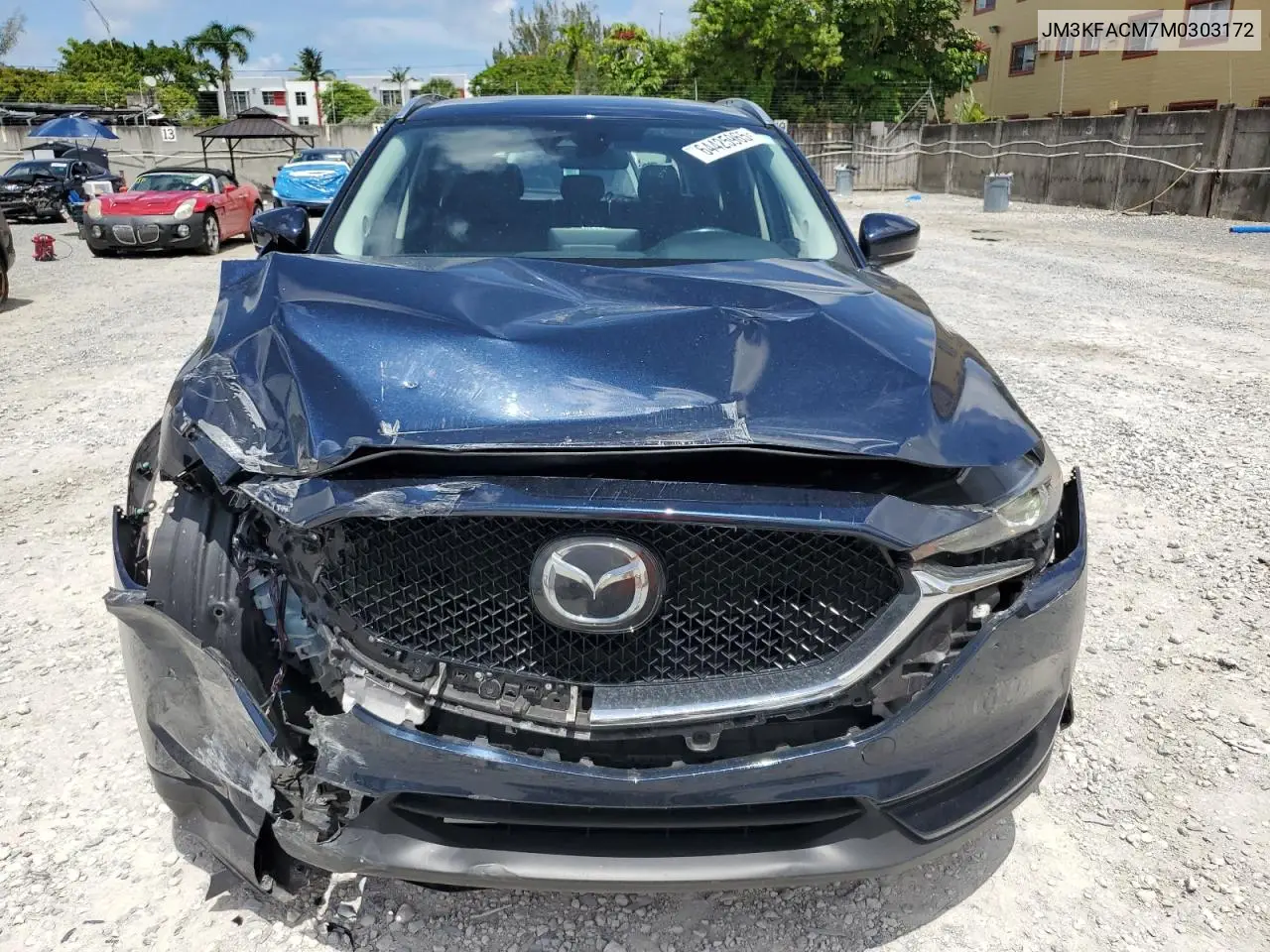 2021 Mazda Cx-5 Touring VIN: JM3KFACM7M0303172 Lot: 64425965