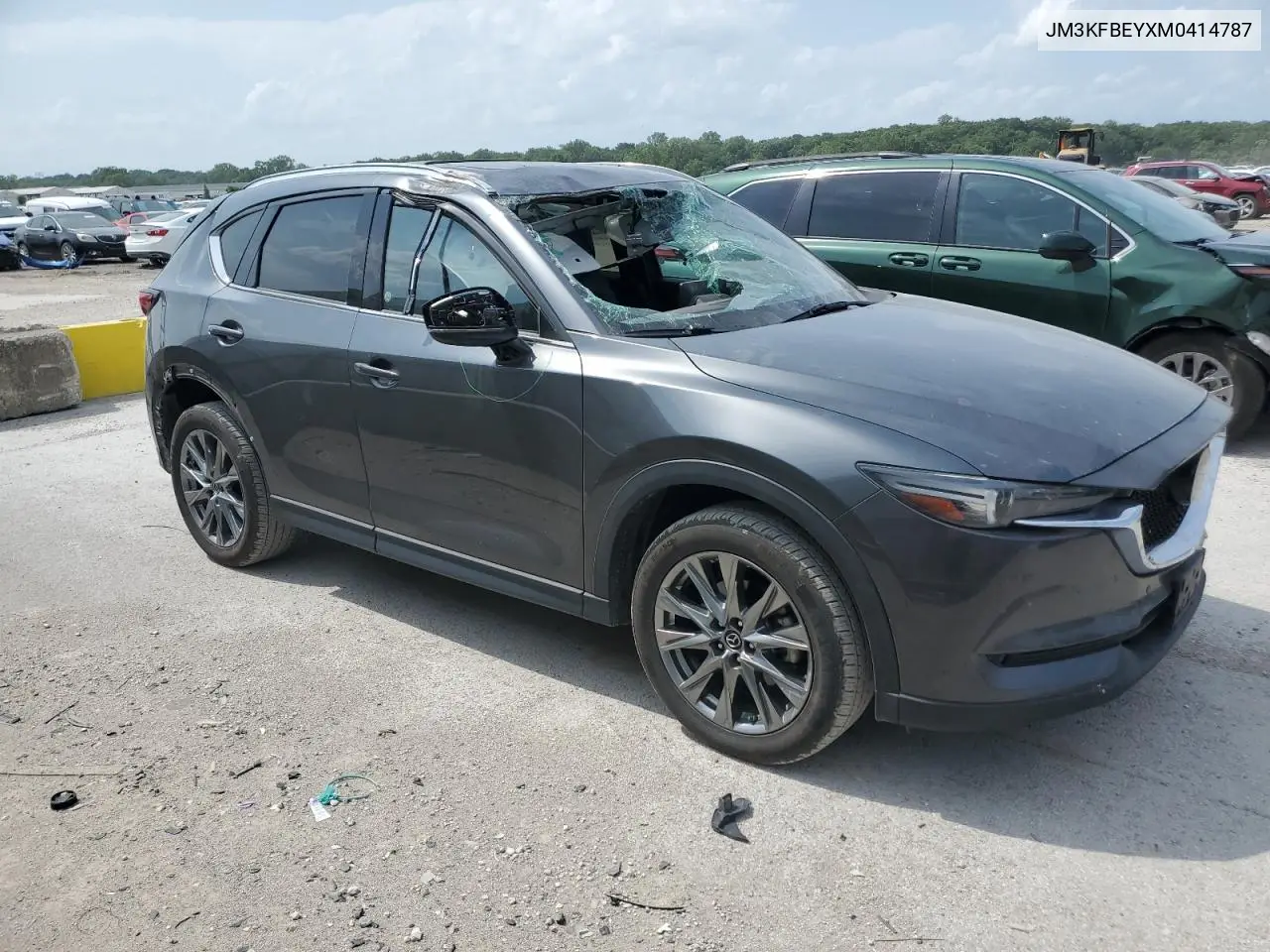 2021 Mazda Cx-5 Signature VIN: JM3KFBEYXM0414787 Lot: 64575355