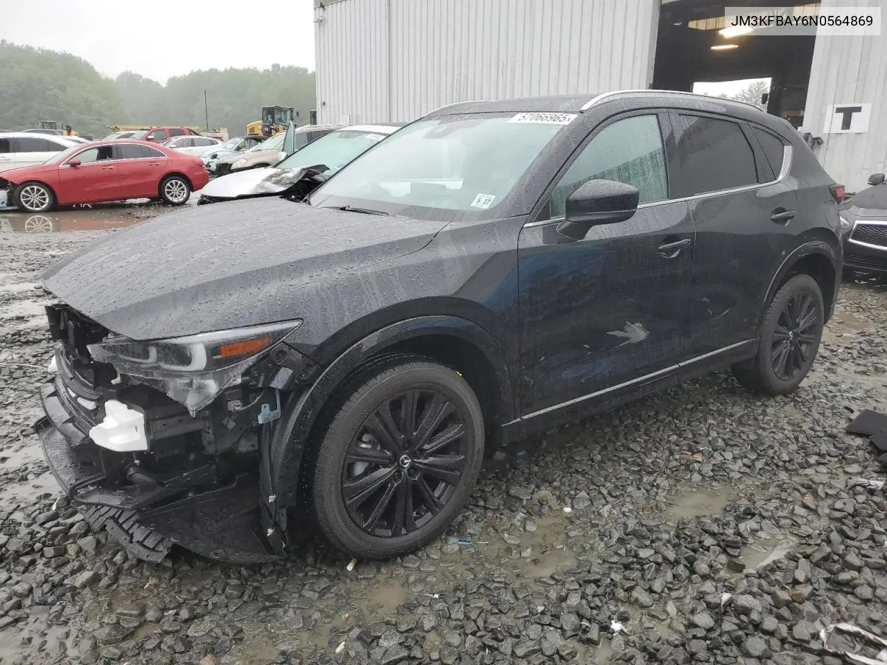 2022 Mazda Cx-5 VIN: JM3KFBAY6N0564869 Lot: 57066965
