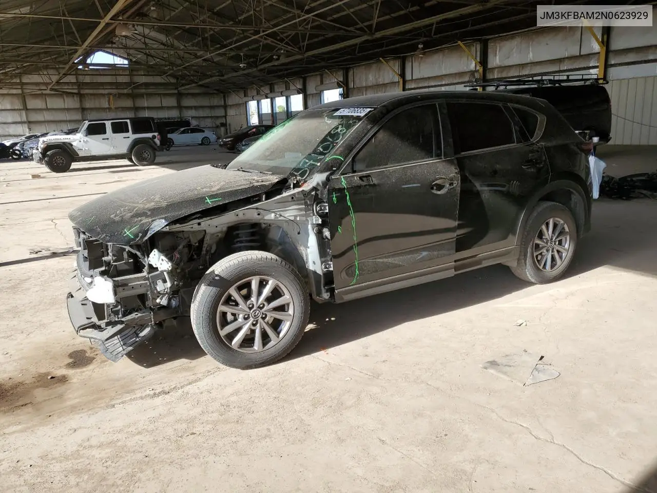 2022 Mazda Cx-5 VIN: JM3KFBAM2N0623929 Lot: 57106835