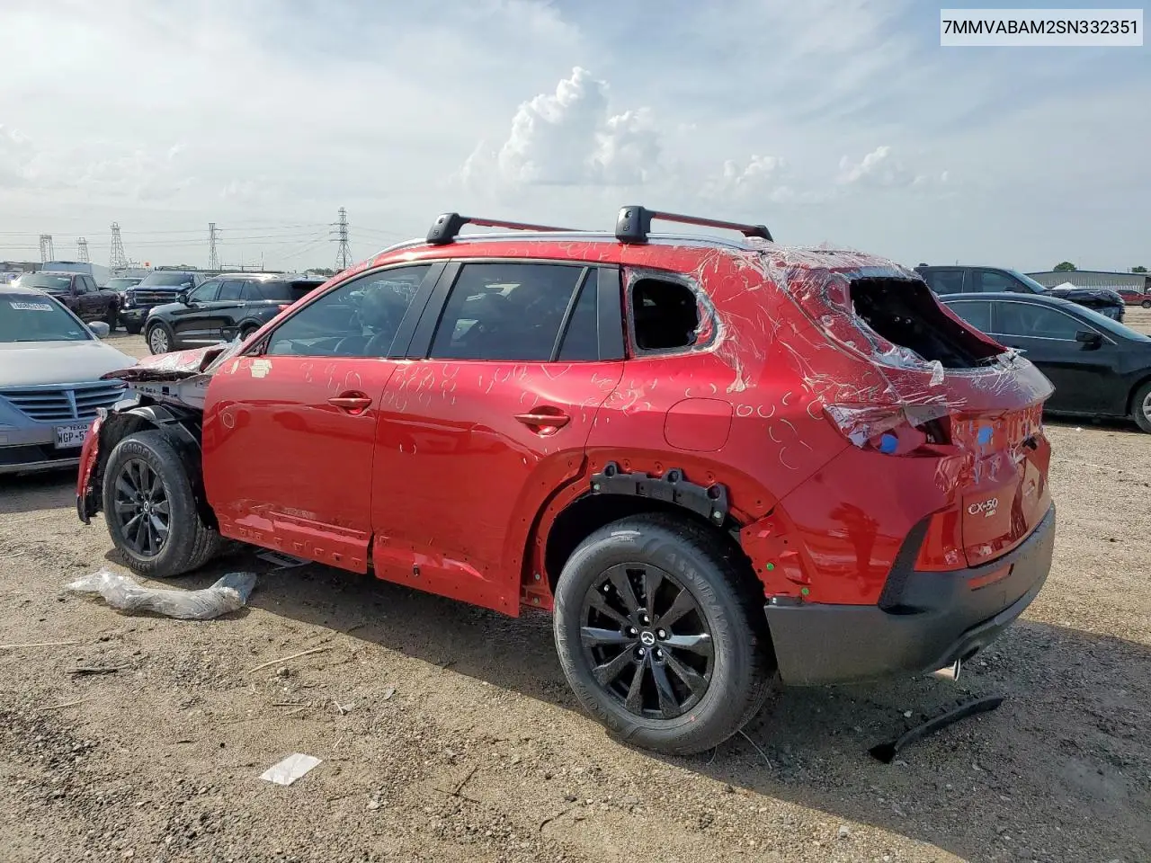 2025 Mazda Cx-50 Select VIN: 7MMVABAM2SN332351 Lot: 60495185