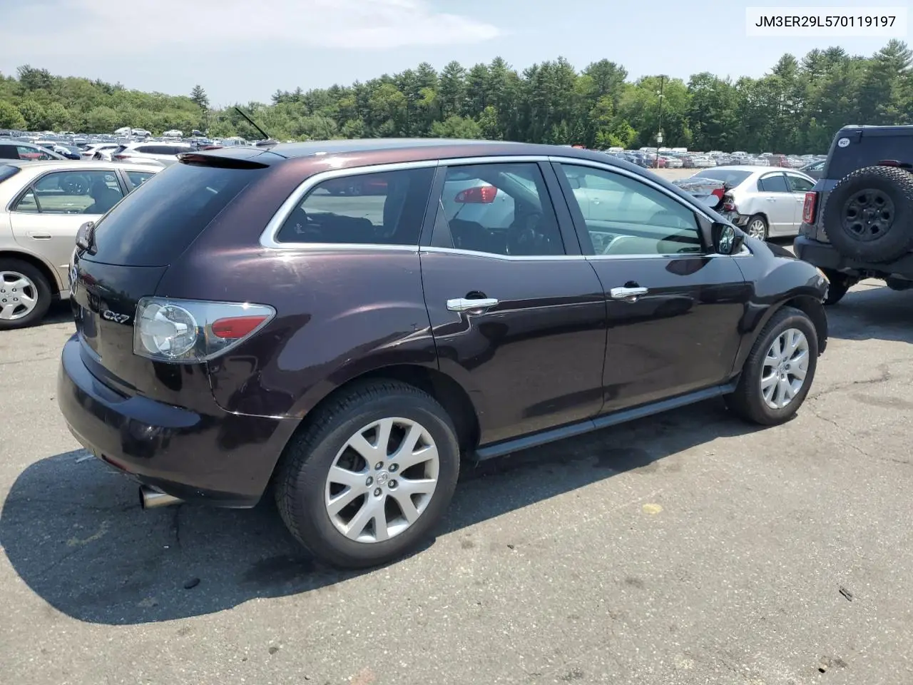 2007 Mazda Cx-7 VIN: JM3ER29L570119197 Lot: 60505685