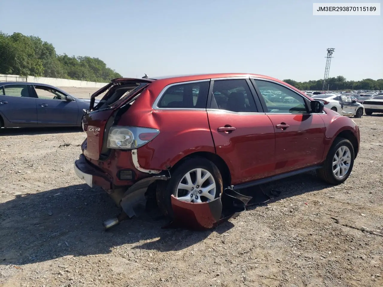 2007 Mazda Cx-7 VIN: JM3ER293870115189 Lot: 61310365