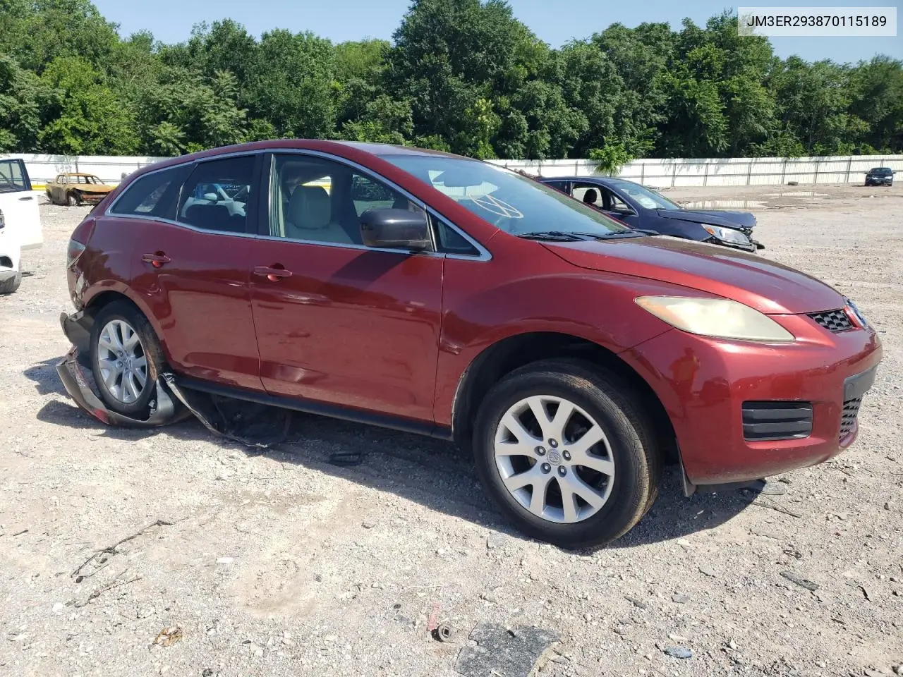 2007 Mazda Cx-7 VIN: JM3ER293870115189 Lot: 61310365