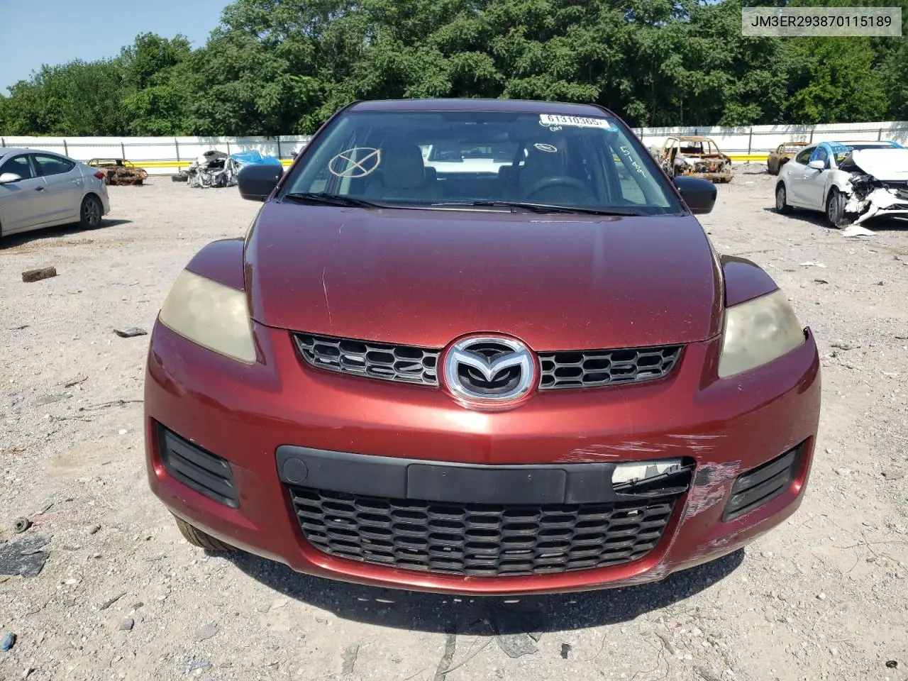 2007 Mazda Cx-7 VIN: JM3ER293870115189 Lot: 61310365