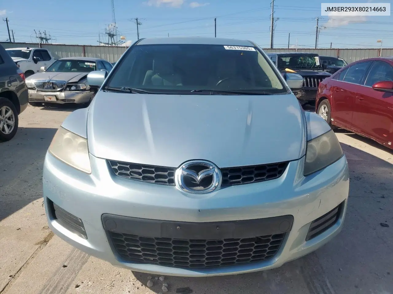 2008 Mazda Cx-7 VIN: JM3ER293X80214663 Lot: 56315305