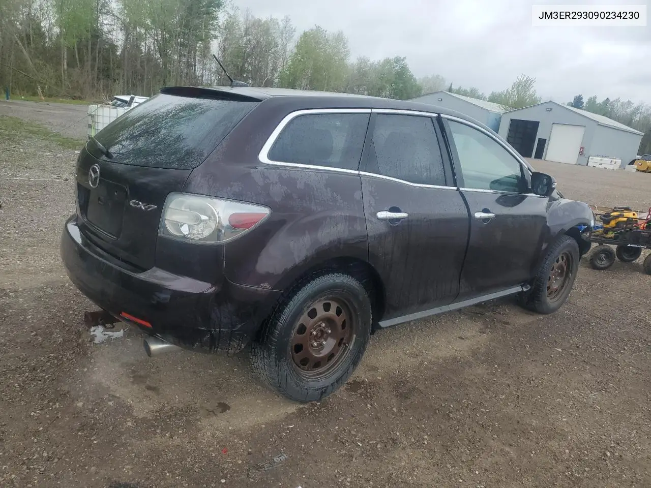 2009 Mazda Cx-7 VIN: JM3ER293090234230 Lot: 56998155