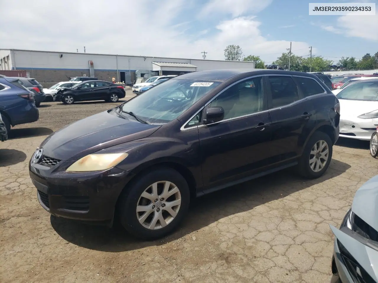 2009 Mazda Cx-7 VIN: JM3ER293590234353 Lot: 62284205