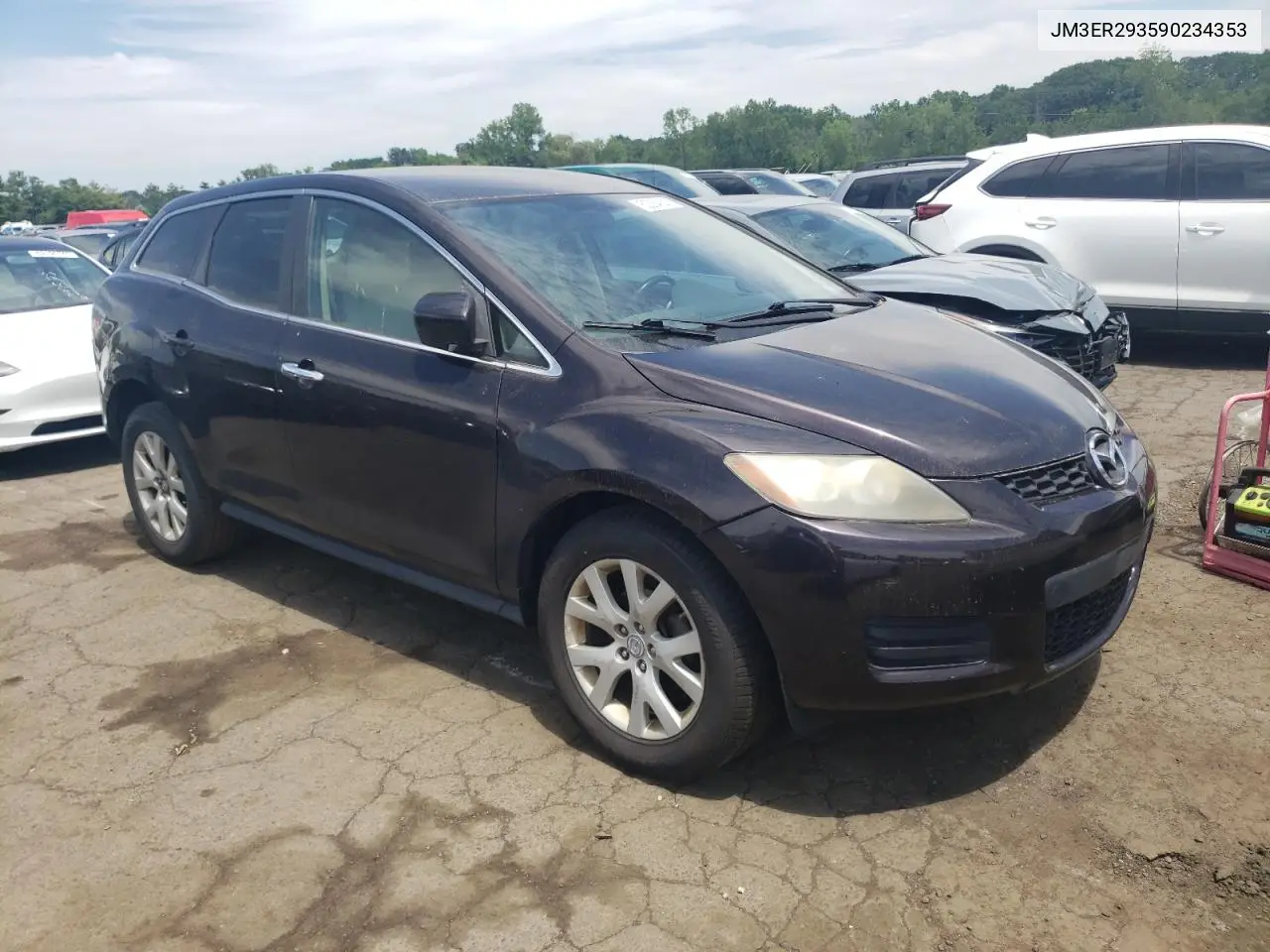 2009 Mazda Cx-7 VIN: JM3ER293590234353 Lot: 62284205