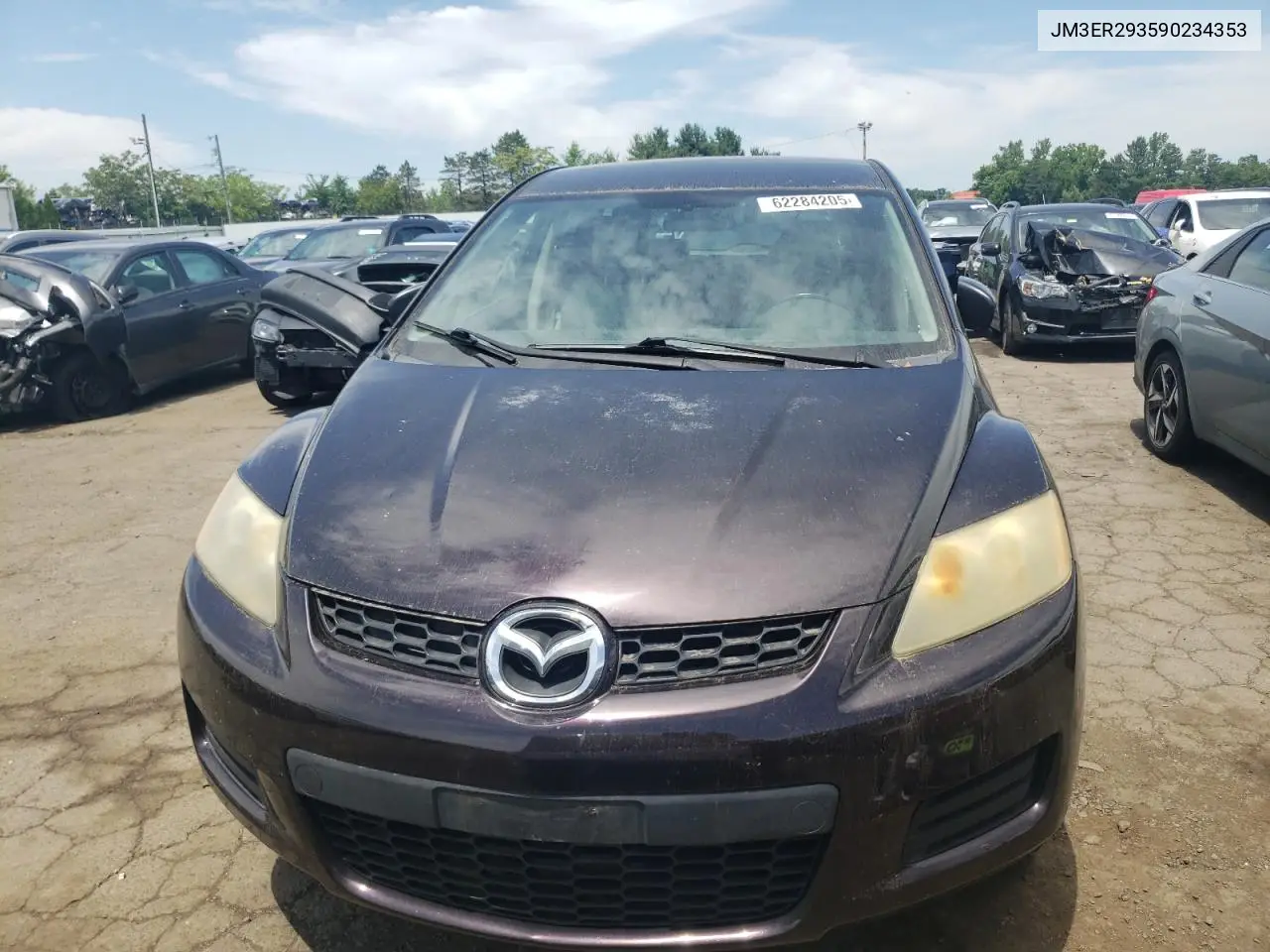 2009 Mazda Cx-7 VIN: JM3ER293590234353 Lot: 62284205