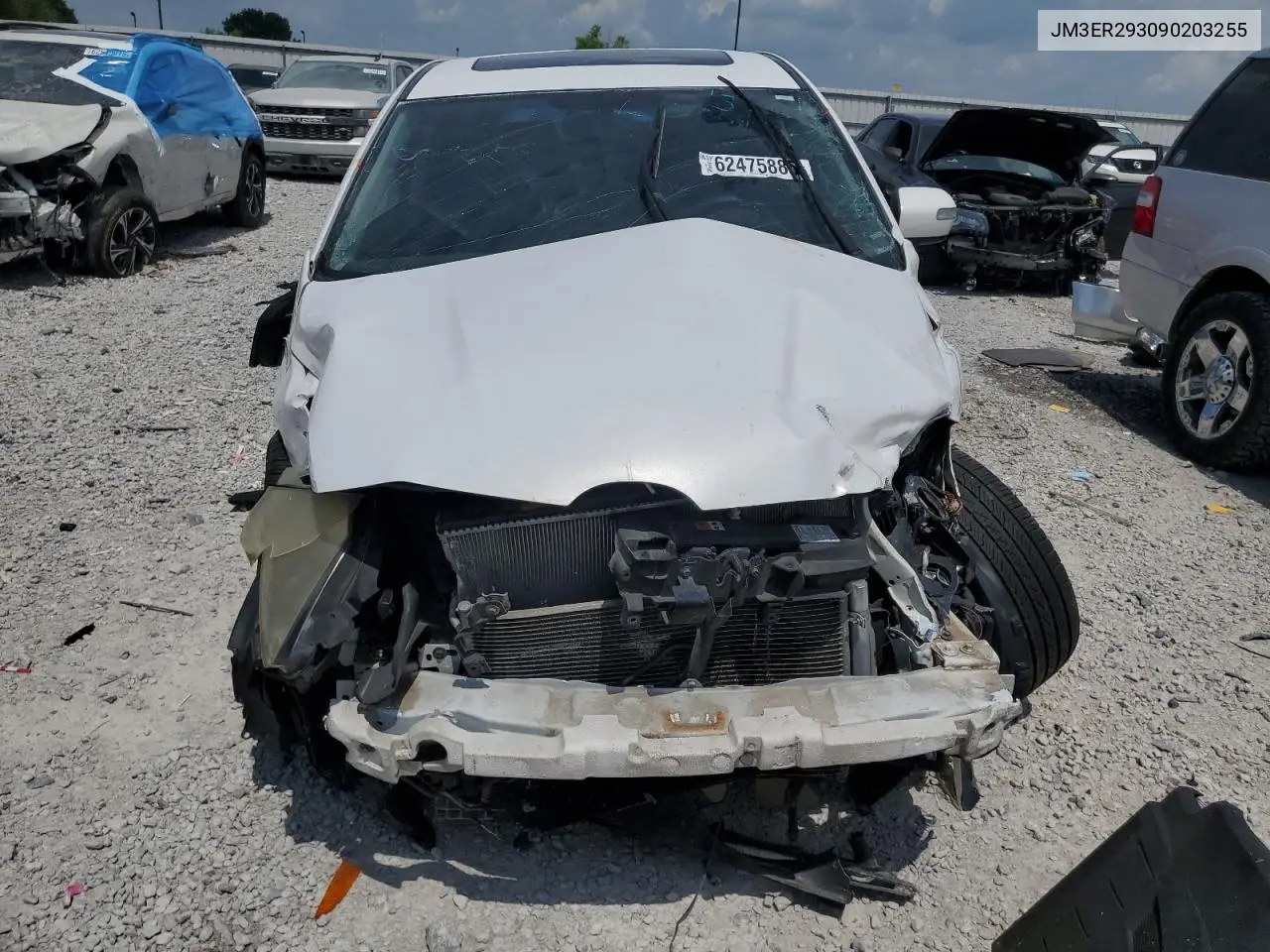 2009 Mazda Cx-7 VIN: JM3ER293090203255 Lot: 62475885
