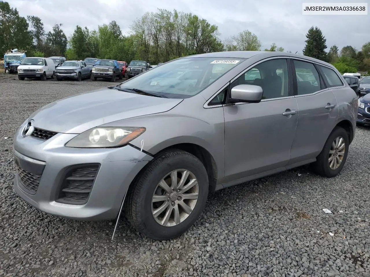 2010 Mazda Cx-7 VIN: JM3ER2WM3A0336638 Lot: 56728055