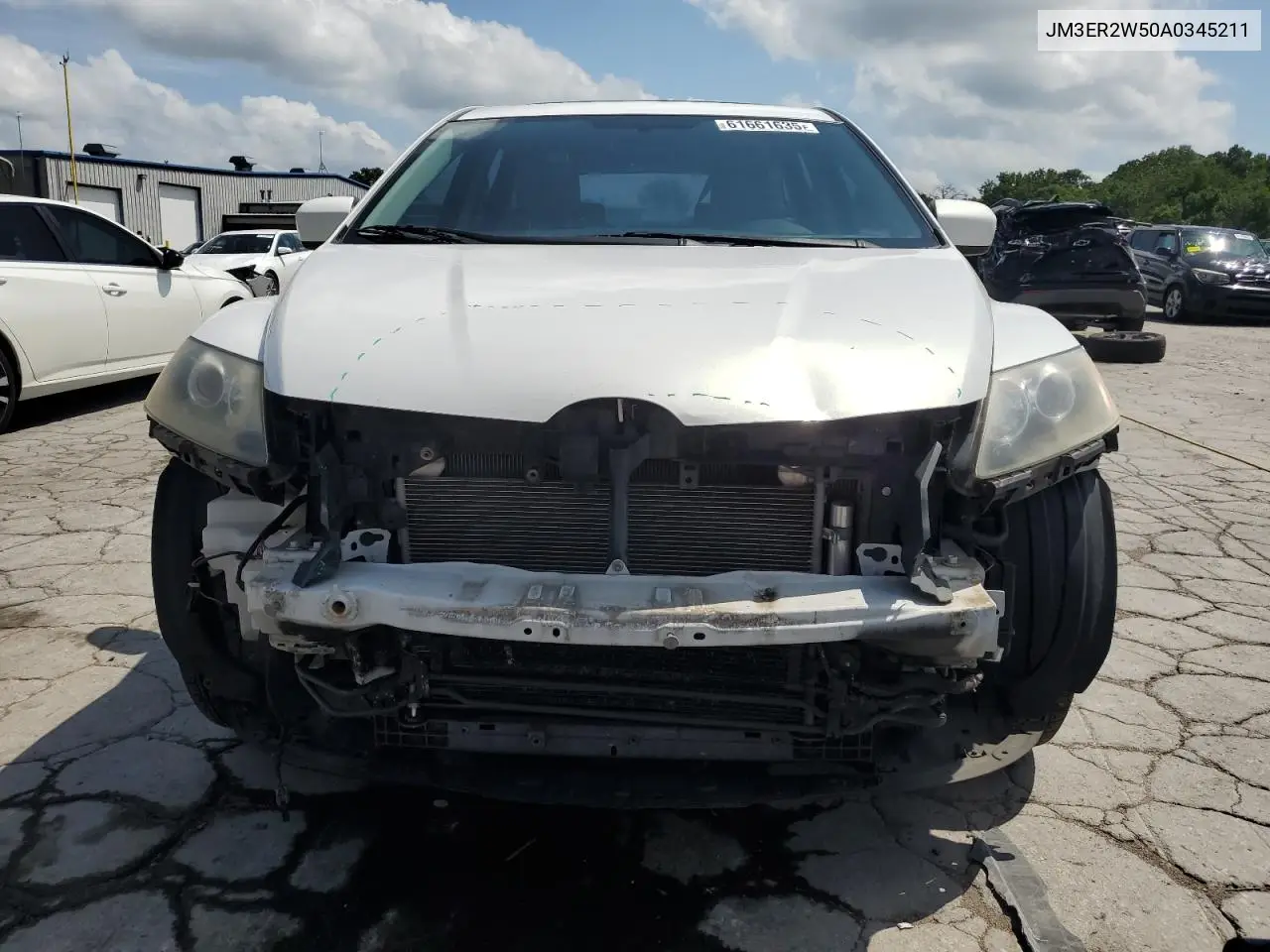 2010 Mazda Cx-7 VIN: JM3ER2W50A0345211 Lot: 61661635