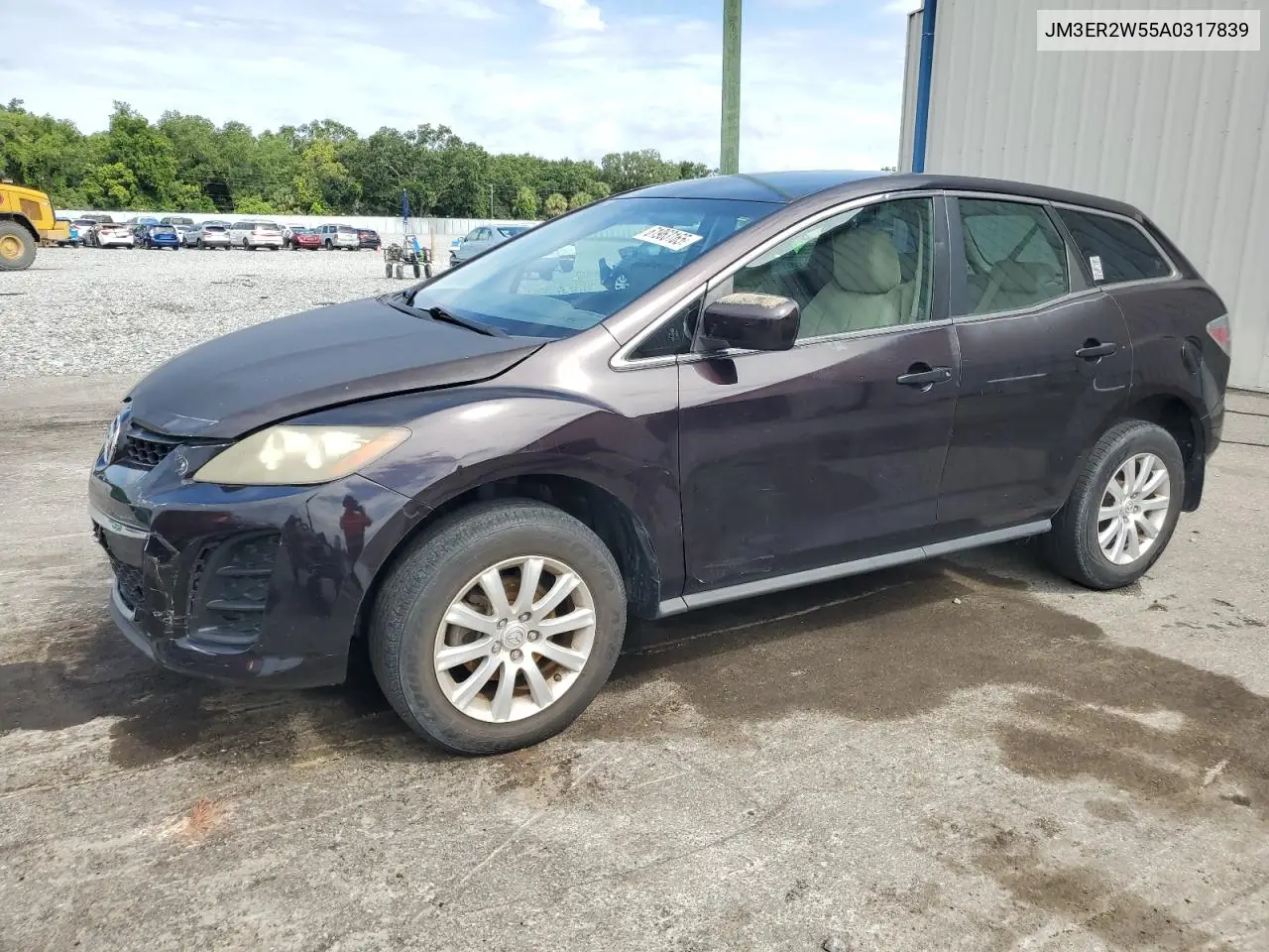2010 Mazda Cx-7 VIN: JM3ER2W55A0317839 Lot: 61963165
