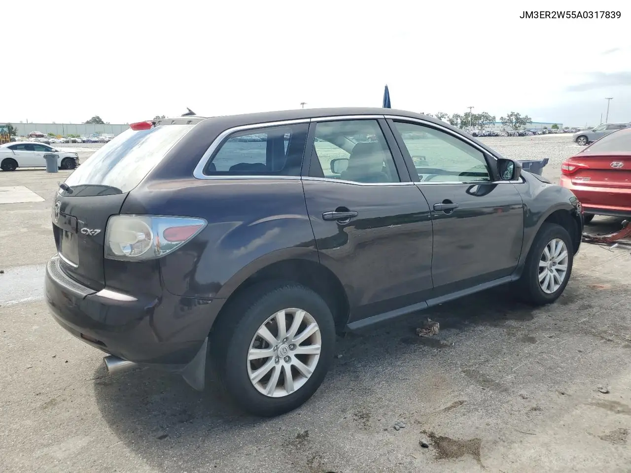 2010 Mazda Cx-7 VIN: JM3ER2W55A0317839 Lot: 61963165