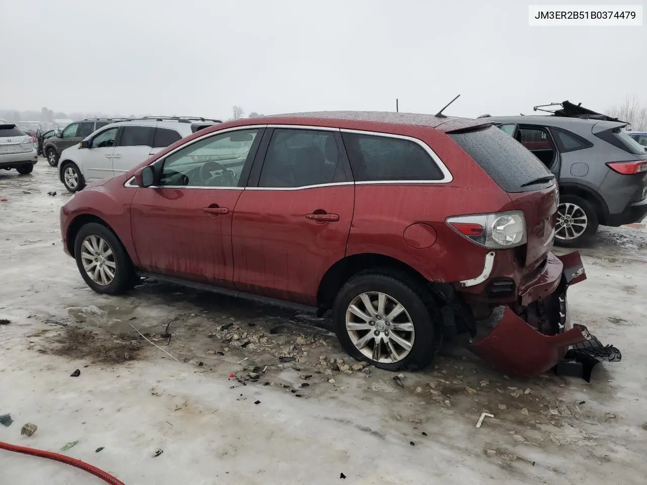 2011 Mazda Cx-7 VIN: JM3ER2B51B0374479 Lot: 43167385