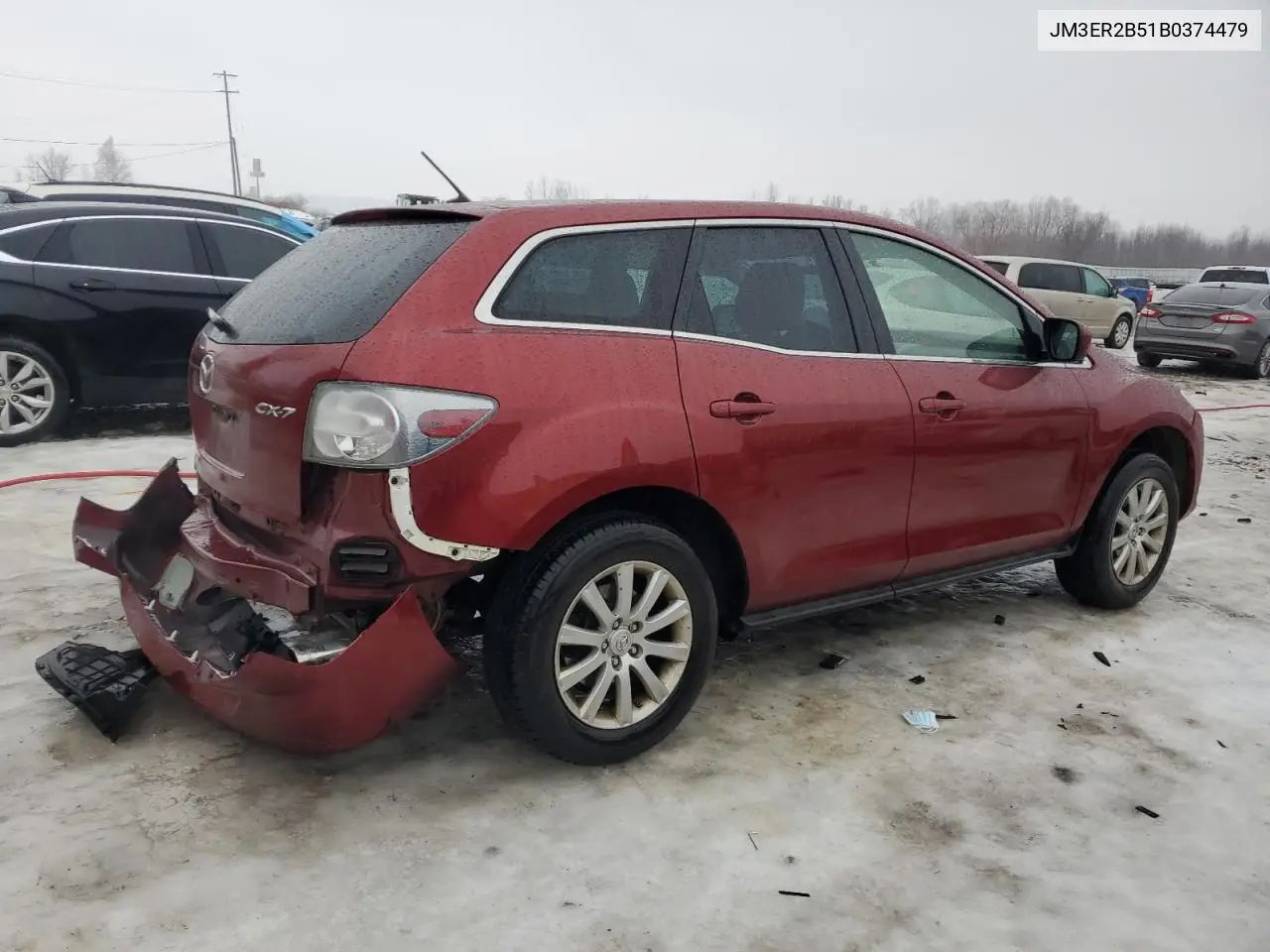 2011 Mazda Cx-7 VIN: JM3ER2B51B0374479 Lot: 43167385