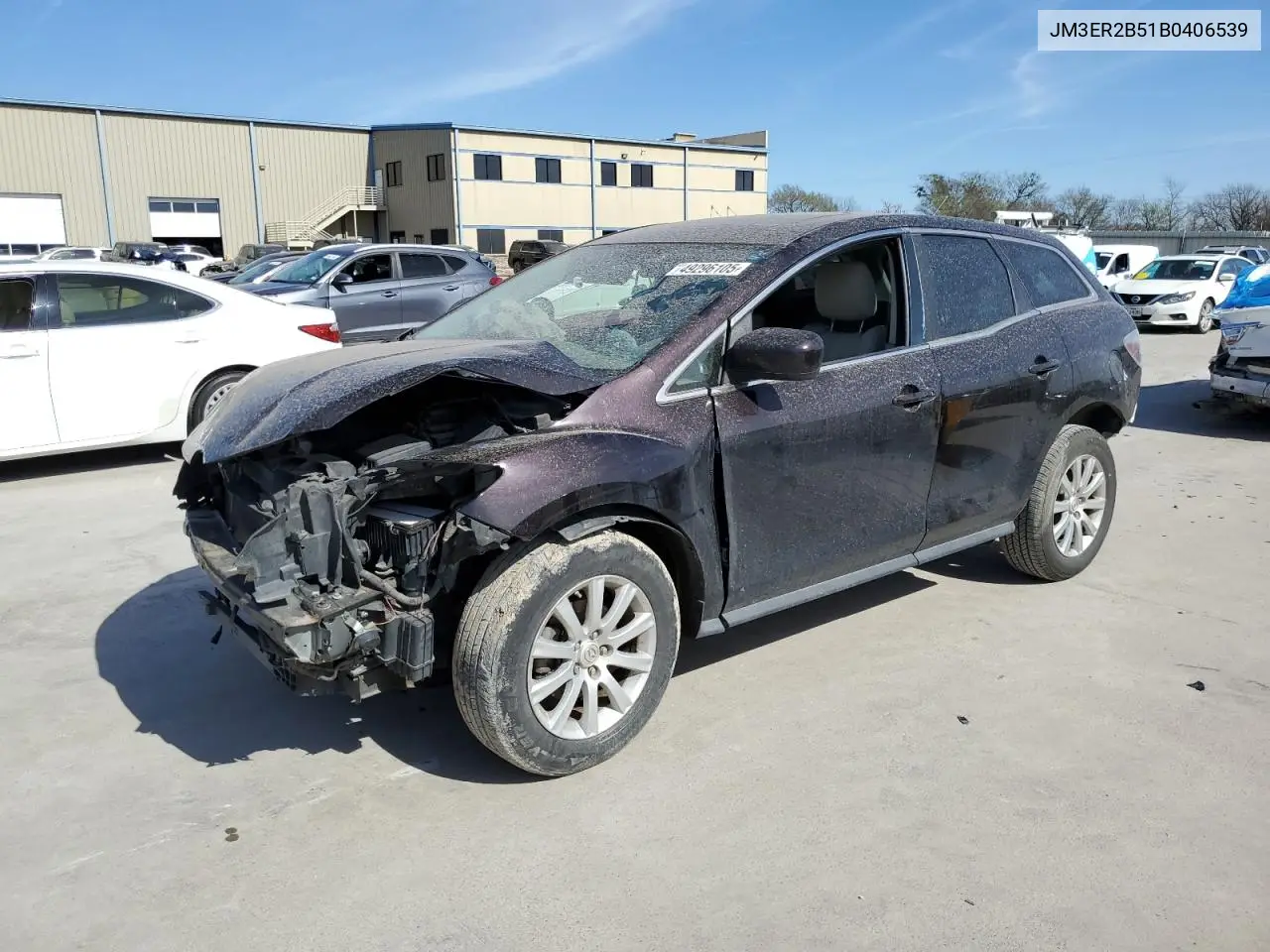2011 Mazda Cx-7 VIN: JM3ER2B51B0406539 Lot: 49296105