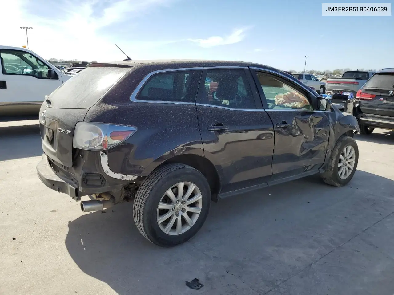 2011 Mazda Cx-7 VIN: JM3ER2B51B0406539 Lot: 49296105