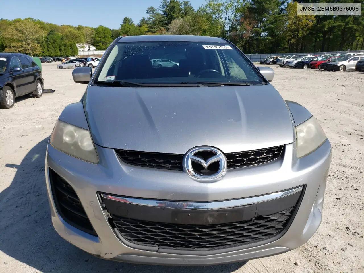 2011 Mazda Cx-7 VIN: JM3ER2BM6B0376008 Lot: 54146705