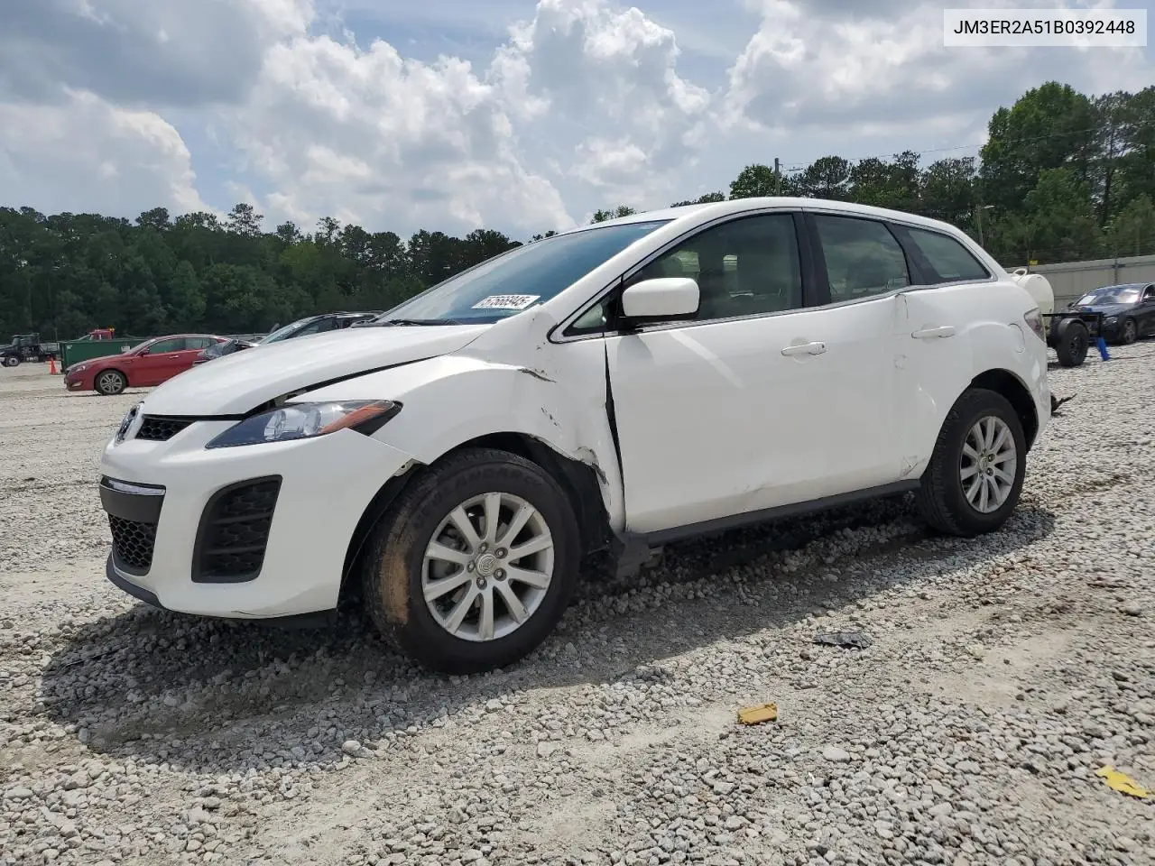 2011 Mazda Cx-7 VIN: JM3ER2A51B0392448 Lot: 57566945